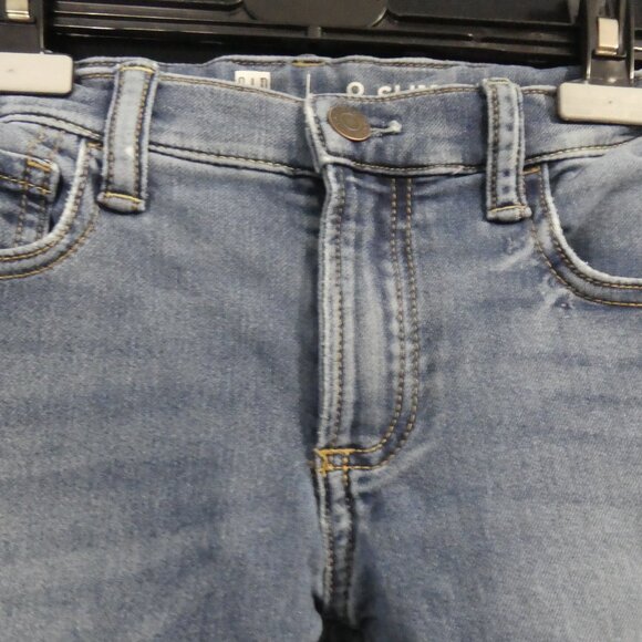 GAP DENIM | size 8 slim | Blue Denim Jeans | Adjustable Inner Waistband - Picture 4 of 16